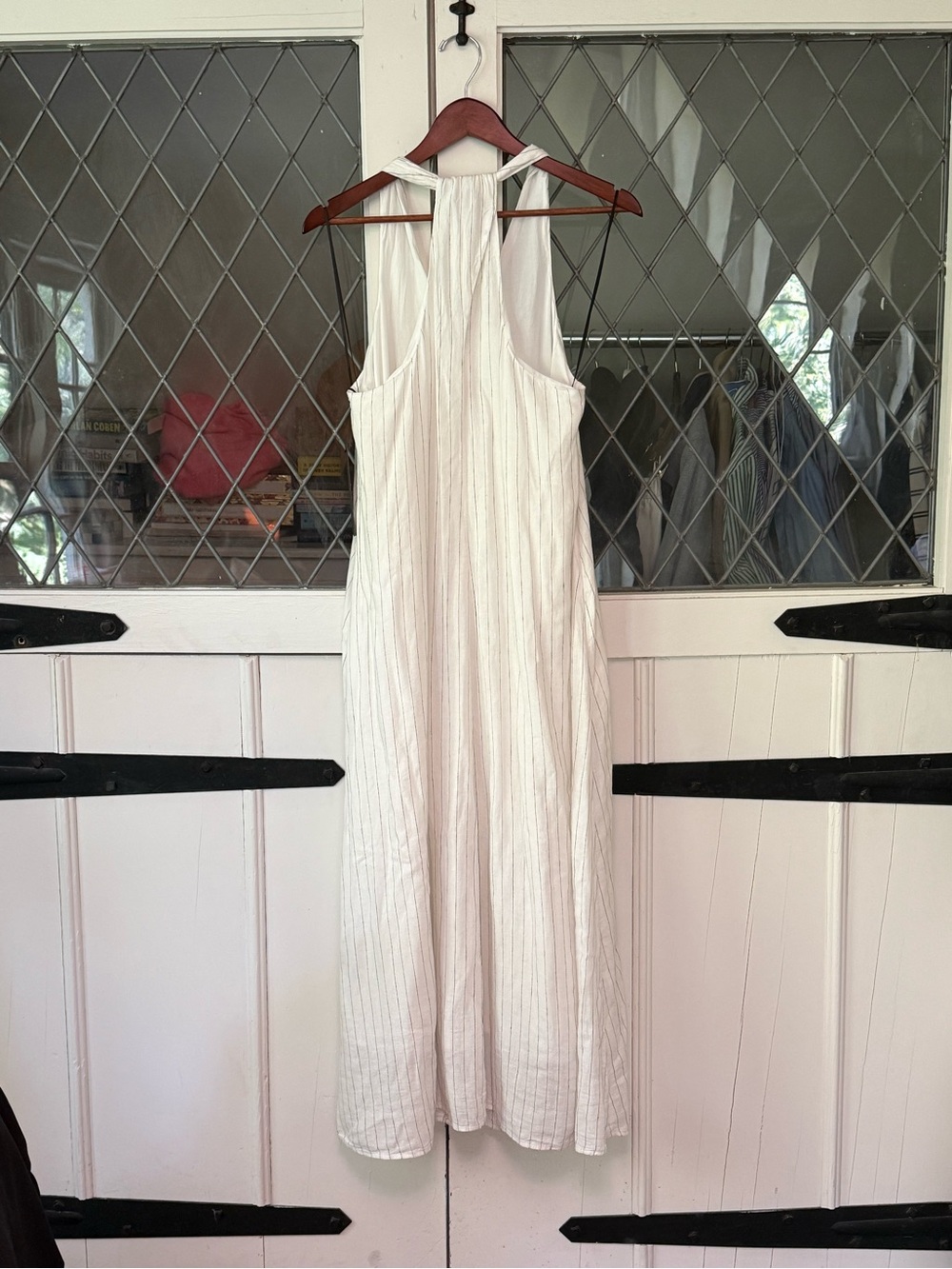 NWT Donna Karan Weekend White V-Neck Maxi Dress - Picture 6 of 6